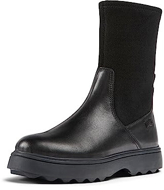 Camper Norte K900345, Caviglia barca Bambine e ragazze, Nero 001, 35 EU