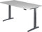 bümö elektrisch höhenverstellbarer Schreibtisch 200x100 cm mit Memory-Steuerung - Design Schreibtisch höhenverstellbar elektrisch, elektrischer Schreibtisch grau, Gestell Graphit