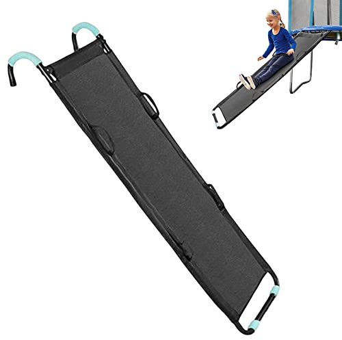 UVCMDUI Trampolin Rutsche, 150cm Universelles Rutschen für Trampoline, Sicherheits Trampolin Leiter Trampolinzubehör für Kindertrampolin, Problemloser Aufbau, Unterstützung bis 80kg
