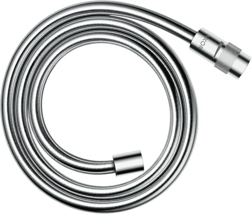 hansgrohe AXOR Brauseschlauch 1,25 m mit Volumenkontrolle, 28127330, Farbe: Polished Black Chrome