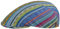 LIERYS Fresh Stripes Flatcap - Schiebermütze für Herren - Frühjahr/Sommer - Kopfbedeckung mit Stretchband - Atmungsaktiv - Made in Italy blau M (56-57 cm)