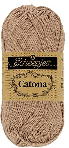 Scheepjes - Scheepjes Catona 506 Caramel Yarn - 10x50g