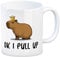 Ok I pull up königliches Capybara Meme Kaffeebecher als Tasse mit lustigem Spruch für Wasserschwein-Fans, Nerds und Kinder die das niedliche Säugetier lieben