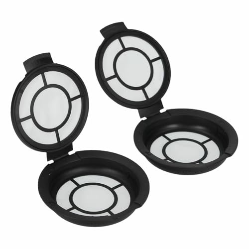 LUTH Premium Profi Parts permanent Kaffeefilter Kaffeepads nachfüllbar Melitta 180424 für alle Philips Senseo HD7800 bis HD7874 Kaffeepadmaschinen 2 Stück mit Kaffeepulverlöffel