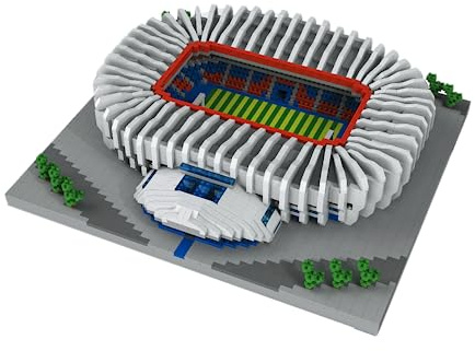 alltogetho 3800+ Pariser Fußballstadion Mikro-Steine Bausatz für erwachsene Fans Stolz - 3D Puzzle Künstlerische Herausforderung & Wohndekor-Stück