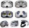 4 Pieces Ski Snowboard Goggle Cover Sleeve, Goggle Cover Microfiber Protective Lens Scratch Dust Protection for Travel Apres (Animal Style)