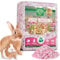 SMALL PET SELECT - Natural Paper Bedding with Real Rose Petals. Rabbits, Guinea Pigs, and Other Small Animals, 56L