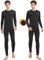 Uniuni Thermounterwäsche Herren Winter Skiunterwäsche Warm Thermo Unterwäsche Männer Motorrad Funktionsunterwäsche Gefüttert Ski Unterhose Lange Thermowäsche Set Weiche Sport Funktionswäsche Grau XL
