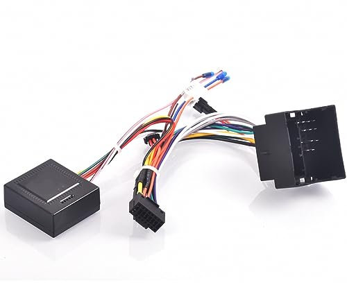 Toiumops Cavo Adattatore per VW Golf MK5 MK6 V VI Polo Passat, 16 Pin per Adattatore per Cavo Cablaggio Stereo per Android autoradio, con Canbus