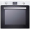 Teknix BITK63ESX 60cm Built In Single Oven, Slim Depth, Touch Control Timer - Stainless Steel