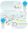 Roffatide 81 PCs Cute Cinnamoroll Anime Party Teller und Tassen und Servietten-Sets für Mädchen Jungen Geburtstag Kawaii Party Supplies,Anime Cosplay Mädchen Geburtstag Dekorationen Serves 10 Guests