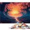 Puzzling for Gift Cosmic Tree of Life 1000 Teile Puzzle Papppuzzle für Erwachsene Kinder ab 12 Jahren mit passendem Poster und Quizblatt 1000 Teile (26 x 38 cm)