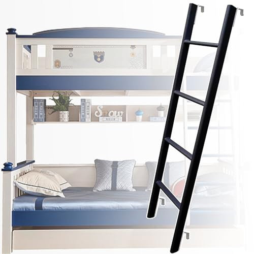 Schlafsaal-Etagenbettleiter, langlebige Metall-Ersatzleiter, 4/5-stufige Wohnmobil-Etagenleiter, Innen-Twin-Climb-Leiter, verstellbare einhängbare Bettleiter, multifunktionale schräge Leiter (Size :