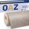 OAZ Leder Reparatur Patch, 40x80cm Selbstklebend für Möbel, Sofas, Autositze, Handtaschen, Jacken - Lederflicken zur Renovierung, Retro Elfenbein Grau
