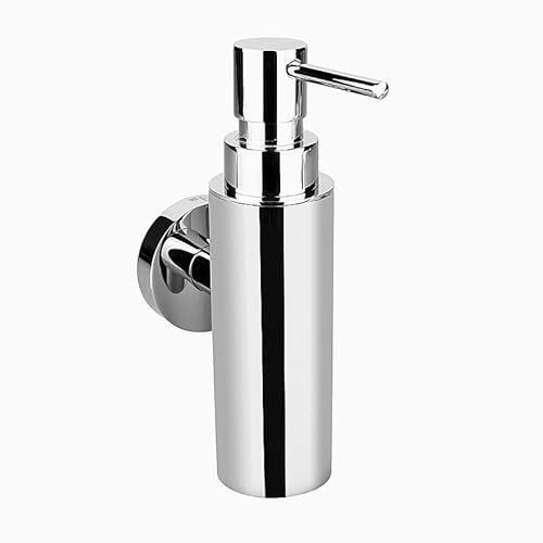 Brillantbad BOMEGA Seifenspender Messing Chrom poliert für Bad & Küche >> zum Bohren oder Kleben*