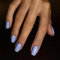 Ceboic 24 Pièces Faux Ongles Court Carré Français Couleur Pure Press on Nails Naturel Ongles Artificiels Couverture Complète Acrylique Faux Ongles à Coller pour Femmes et Filles - Violet Lavande