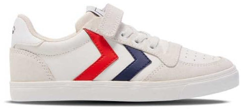 hummel Unisex Kinder Slimmer Stadil Leather Low Jr Sneaker, Weiß, 40 EU