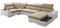 All4All Ecksofa mit Schlaffunktion Porte 358 cm x 205 cm - Wohnlandschaft U-Form - Schlafsofa mit Bettkasten - XXL Sofa - Groß - Gewebe mit Kunstleder -Beige/Weiß - Rechte Seite 26