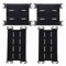 Xiciki 4 Stück Molle Patch Panel Taktische Patches,Taktische Weste Patch Molle,Molle Patch Panel für Outdoor Rucksäcke und Taktische Ausrüstung,Hook und Loop Konverter,Handschlaufe