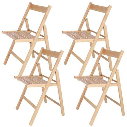 ARANAZ S.L. MANUFACTURAS DE LA MADERA Klappstuhl, Buchenholz, lackiert, 43 x 47 x 79 cm