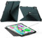 INFILAND Book Cover Hülle für iPad Air 11 Zoll 2024 Hülle M2, iPad Air 6/5/4 Hülle 2022/2020 10,9 Zoll, Faltbarer Ständer mit Quer- und Hochformat, Auto Schlaf/Aufwach Schutzhülle (Mitternachtsgrün)