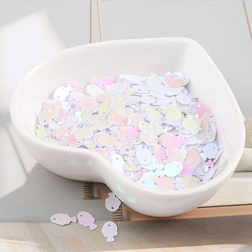 ZENZDS 8pack 8mm lose Pailletten, 12 Farben Leichtes Glitzer -Pailletten, Sparkling Effect Craft für DIY -Projekte, Holiday Decor