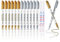14 Pezzo Pennarelli Oro e Argento, Marcatore a Vernice Lucida Paint Marker Pennarello Indelebile Acrilico con 2 Penne Bianche, Pennarelli Glitter per Ceramica Vetro Artigianato Carta Metallo Legno