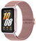 Vancle Correa Elástica para Samsung Galaxy Fit 3 Mujeres Hombres, Pulseras Elásticas Ajustables de Nylon Deportivo de Repuesto para Samsung Galaxy Fit 3 SM-R390 (Rosa)