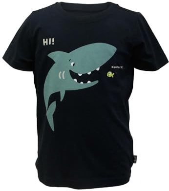 JAKO-O Kinder T-Shirt mit Print, marine, Gr. 116/122