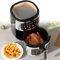 WUDLi Friggitrice ad Aria Multifunzionale, friggitrice ad Aria da 10L, Forno Domestico da 1400W, Controllo a sfioramento, Ciclo di Calore a 360°, Grigliare, cuocere, arrostire, Riscaldare, congelare
