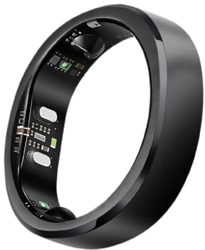 RingConn Gen 3, Der weltweit erste Smart Ring mit Gefäßtrend-Analyse | ohne App-Abonnement, mit Vibrationsbenachrichtigungen, Schlaf, Fitness, Herzfrequenz, 14 Tage Akku, Größe vorher prüfen