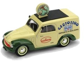 FIAT 500B FURGONE 1950 CERTOSINO GALBANI 1:43