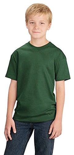 Star and Stripes Kids T Shirt, 100% Cotton Plain Children Bottle 5/6 YRS