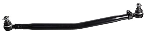 febi bilstein 48318 Drag Link with castle nuts and cotter pins, from steering gear to 1st front axle, pack of one