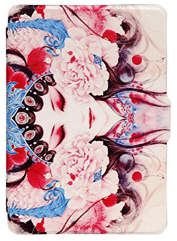 Boimoe Kindle Paperwhite Case-Premium Plus léger et Fin Cuir PU Smart Cover pour Le Nouveau Amazon Kindle Paperwhite générations, Opéra de Pékin
