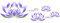 Lotus Blume Grenze Schablone – 34 x 11,5 cm