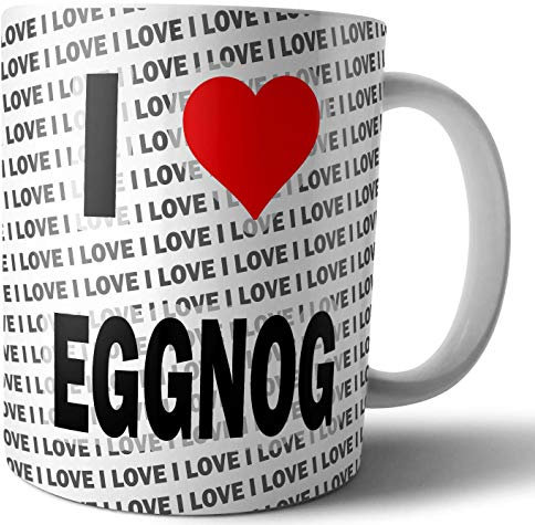 I Love Eggnog – Tee – Kaffee – Tasse – Tasse – Geburtstag – Weihnachten – Geschenk