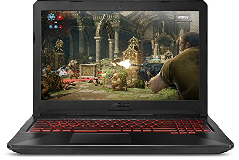 ASUS TUF Gaming Laptop FX504 15.6 Full HD IPS-Level, 8th Gen Intel Core i5-8300H (up to 3.9GHz), GeForce GTX 1050, 8GB DDR4 2666MHz, 256GB M.2 SSD, Gigabit WiFi, Windows 10 - FX504GD-NH51