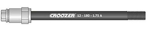 Croozer Querachse mit Adap.Cuad/Red.1.75mm 1