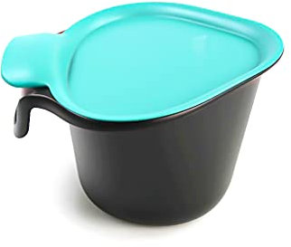 Tupperware Küchenhelfer Tischmüll Adretto 2,5 L schwarz-türkis Bio Alles in Reinen