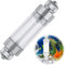 1 Stück CO2 Blasenzähler, CO2 Druckminderer Regulator Luftpumpenzubehör, CO2 Druckminderer Regulator Luftpumpenzubehör für Aquarium,Aquarium CO2 Blasenzähler Mit Rückschlagventil, Beide Kopf