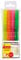Eberhard Faber 551404 Textmarker mit Keilspitze, in Neon Farben mit Glitzer, 4er Etui, bunt