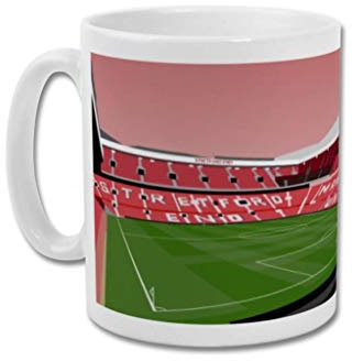 Tasse Old Trafford – Home.Ground.Mugs English Premier League Fußballstadion Grafik Tasse Geschenkkollektion MUFC