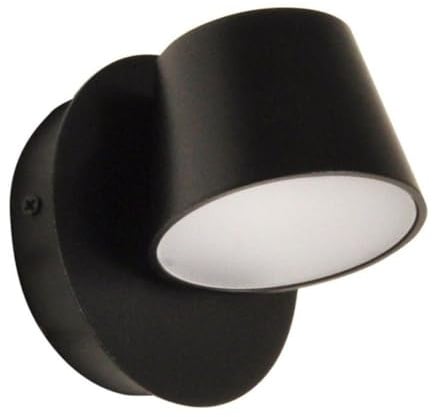 BARCELONA LED KOP 6W Verstellbare LED Wandleuchte 2700K Schwarz