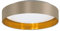 EGLO LED Deckenlampe Maserlo 2, Textil Deckenleuchte, Wohnzimmerlampe Decke aus Stoff in gold und taupe, Kunststoff in weiß, warmweiß, Ø 38 cm