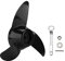 Außenbord Propeller, 3 Blatt Propeller Ersatz Zubehör Ersatz für 50 Lb 60 Lb 68 Lb 88 Lb Außenbordmotoren 12 V 24 V
