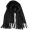 YELYAN Damen Kaschmir Schal Winter Feinstrick Halstücher Stolen Umschlagtücher Schal Warmes Halstuch Black