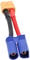 RiToEasysports XT60 Buchse auf EC5 Stecker Kabel, 12AWG XT60 Buchse auf EC5 Stecker Adapterleitung Zum Anschließen von Batterie und ESC für RC Automodelle, Flugzeugmodelle, Schiffsmodelle Xt60 12Awg