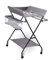 RibasuBB Mobile Baby Wickeltisch, Klappbarer Wickeltisch, Wickelregal mit Aufbewahrungskorb, Wickelkombination Wickelauflage mit Sicherheitsgurt & Ablagfläche, platzsparend & tragbar