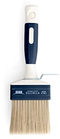 PENNELLIFICIO 2000 | Pennello Plafone, Con Manico in Plastica, Pennello Pittura, per Muri Interni ed Esterni, 3x7 cm - Made in Italy
